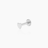 Sam Silver Flatback Stud | Penny Pairs