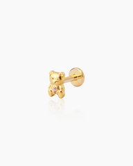 Teddy Gold Flatback Stud