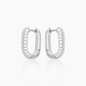 Vani Silver Huggies | Penny Pairs