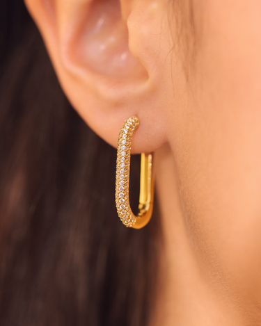 Vania Silver Hoops | Penny Pairs
