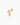 Vina Gold Flatback Stud