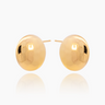 Amber Gold Studs | Penny Pairs