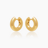 Hallie Gold Hoops | Penny Pairs
