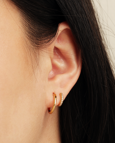 Clarissa Silver Hoops | Penny Pairs