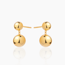 Brielle Gold Drop Studs | Penny Pairs
