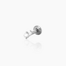 Eli Diamond White Gold Flatback Stud | Penny Pairs