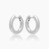 Hayden Silver Hoops | Penny Pairs