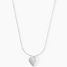 Heart Silver Locket Necklace | Penny Pairs