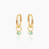 Kai Opal Gold Huggies | Penny Pairs