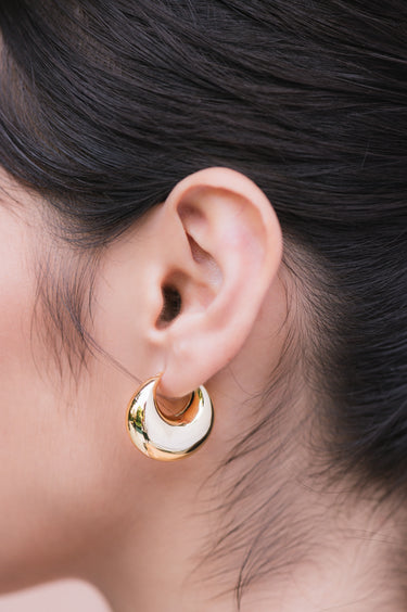 Kendall Gold Hoops | Penny Pairs
