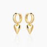 Lovina Gold Huggies | Penny Pairs