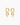 Lovina Gold Huggies | Penny Pairs