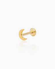 Lua Gold Flatback Stud | Penny Pairs