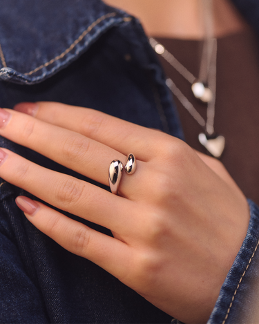 Maple Silver Ring