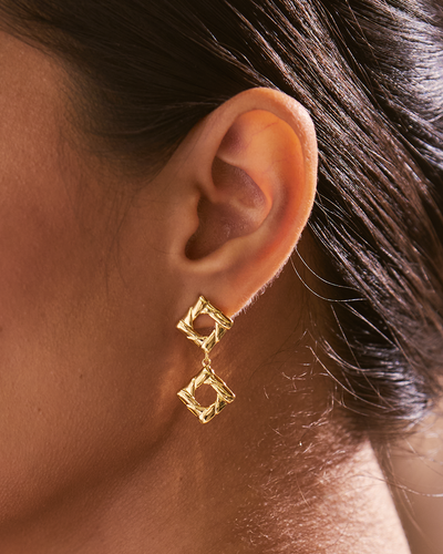 Mariela Gold Studs