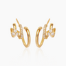 Miranda Gold Hoops | Penny Pairs