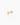 Mona Gold Flatback Stud | Penny Pairs