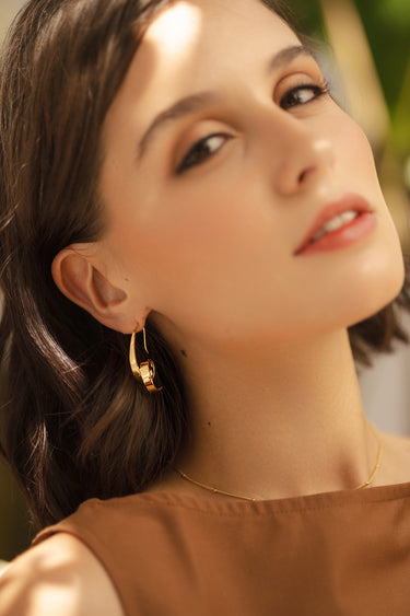 Monique Gold Studs | Penny Pairs