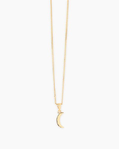 Sun and Moon Gold Necklace Set