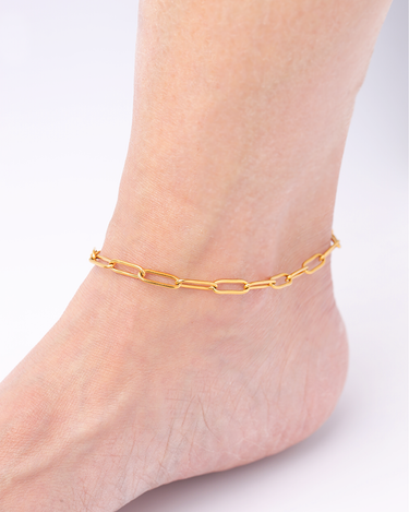 Micah Gold Anklet | Penny Pairs