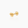 Paw Gold Flatback Stud | Penny Pairs