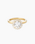 1.5ct 14K Yellow Gold Diamond Halo Ring