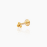 Rue Gold Flatback Stud | Penny Pairs