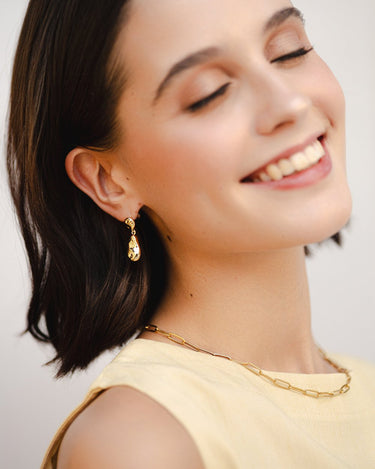 Sadie Gold Studs | Penny Pairs