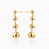 Brenda Gold Drop Studs | Penny Pairs