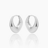 Soleil Silver Hoops | Penny Pairs