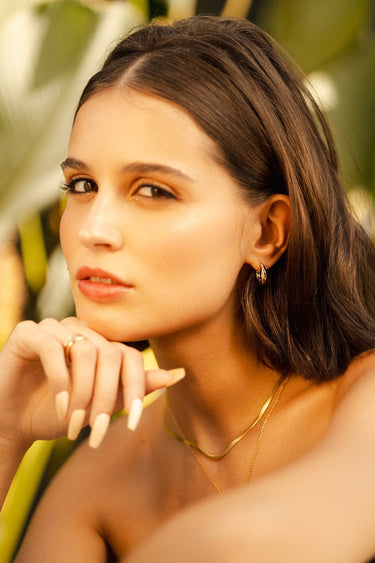 Terra Gold Hoops | Penny Pairs