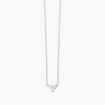Therese Lab Grown Diamond Silver Necklace | Penny Pairs