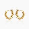 Tilda Gold Hoops | Penny Pairs