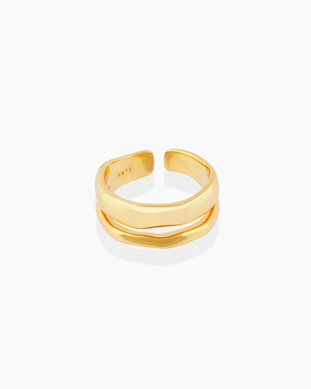 Buy SILVOSWAN Gold Plated Metal Adjustable Rings Women and Girls Online at  Best Prices in India - JioMart.