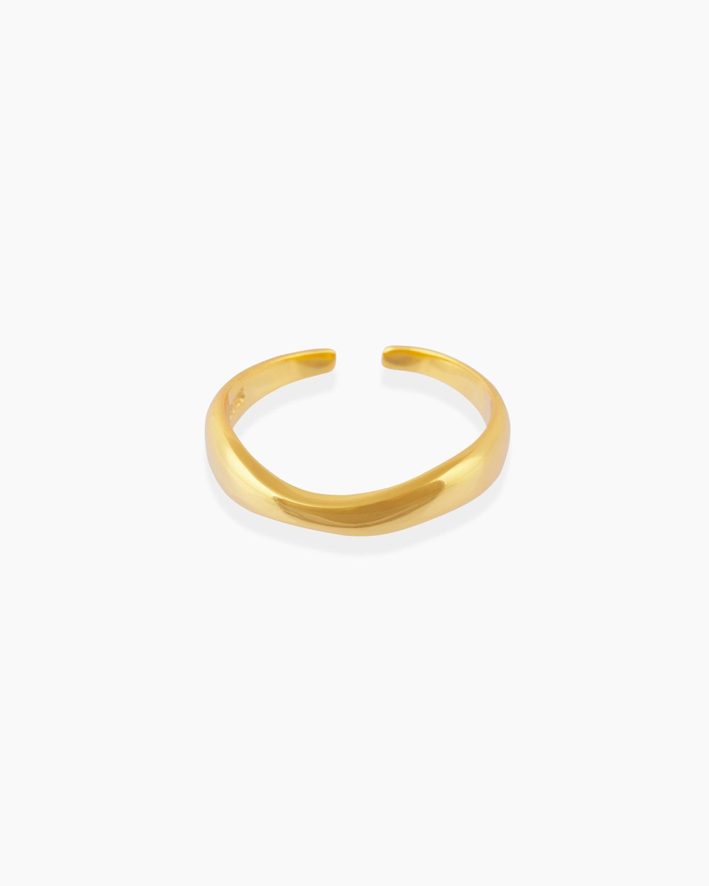 Gold on sale ring adjustable