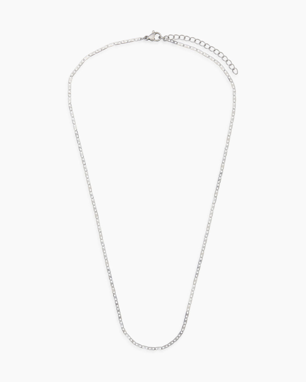 Charm Diamond Centres Stainless Steel Black Tennis Necklace | The Pen Centre