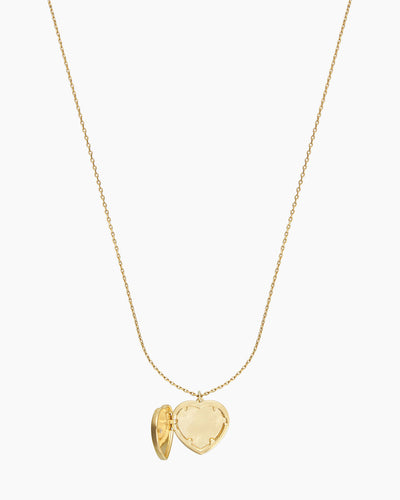 Heartstring Gold Locket Necklace