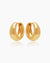 The Barcelona Hoops, a thickset and striking gold earring ideal for everyday wear