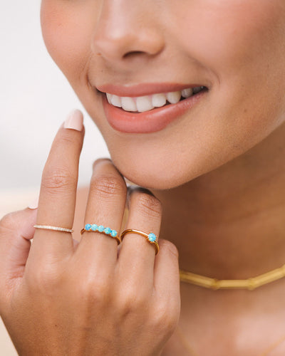 Amaya Opal Gold Ring