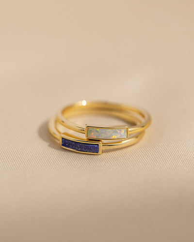 Cleo Lapis Lazuli Gold Ring