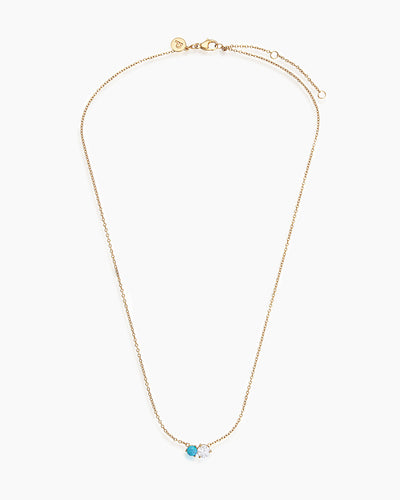 Kiana Opal Gold Necklace
