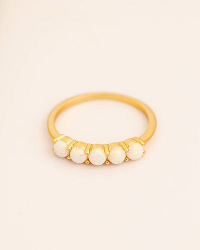Layla Opal Gold Ring