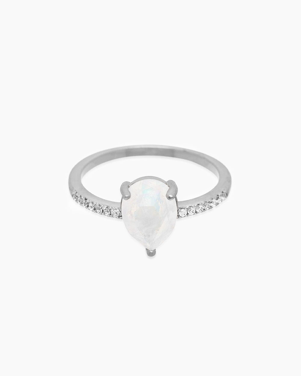 Phoebe Moonstone Silver Ring