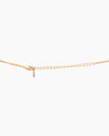 The clasp of the Sofia Necklace, featuring an adjustable length