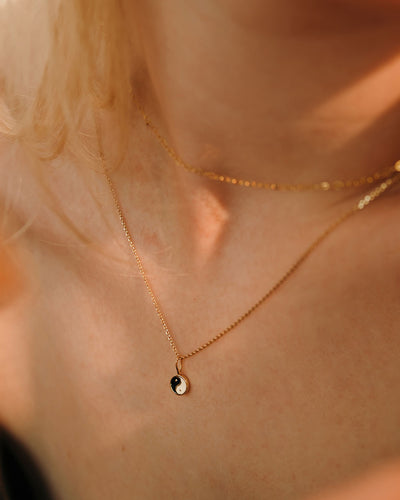 Yin Yang Gold Necklace