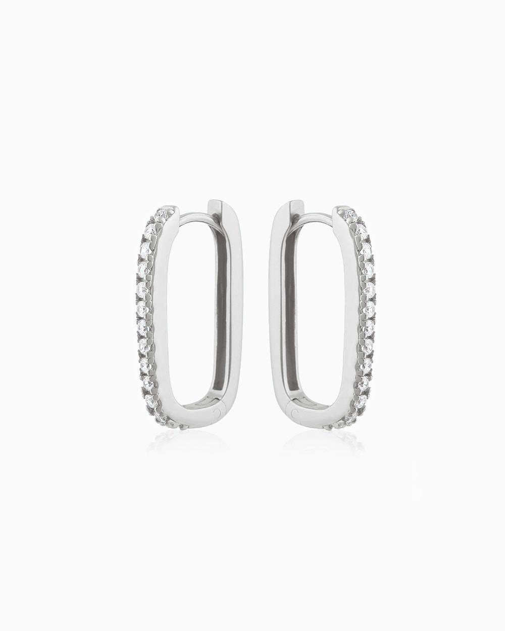 Lucy Silver Hoops